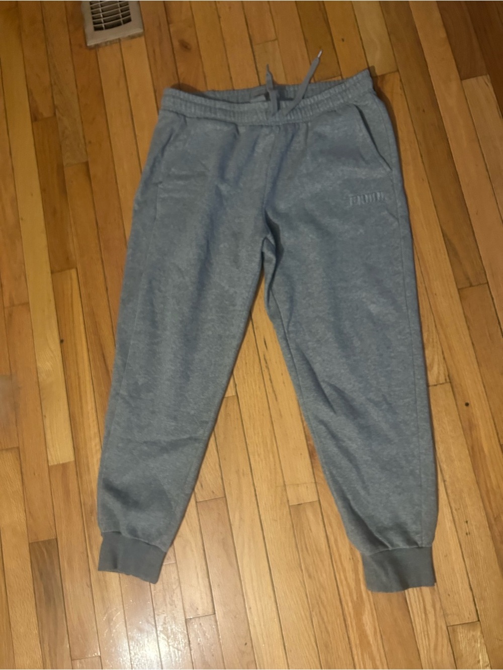 Puma men Grey Jogger Sweatpants